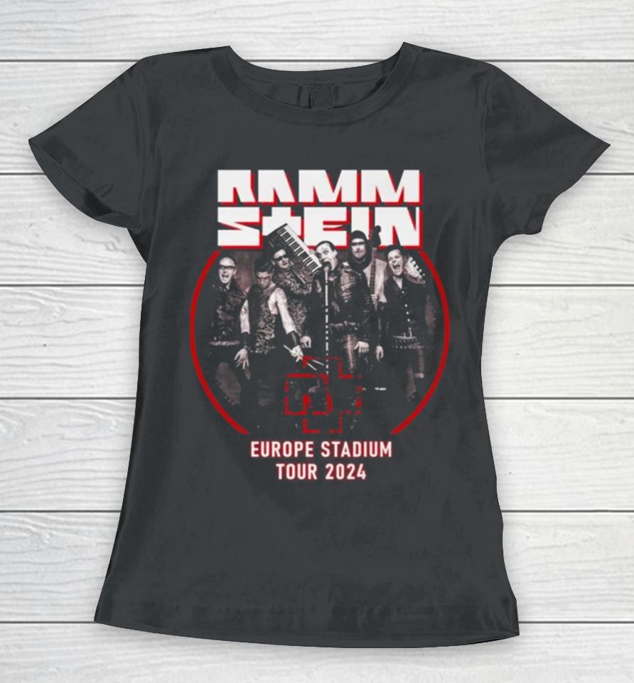 Rammstein Europe Stadium Tour 2024 Vintage Women T-Shirt