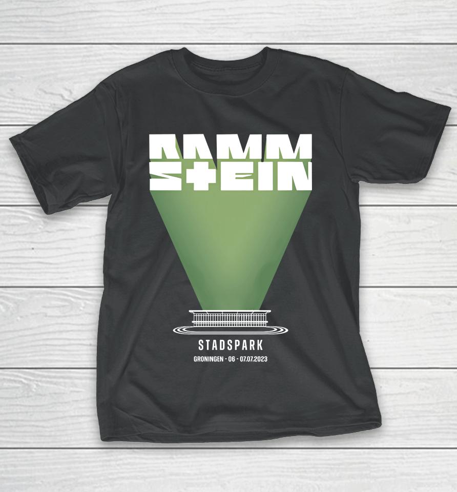 Rammstein Stadspark Europe Stadium Tour 2023 Groningen T-Shirt