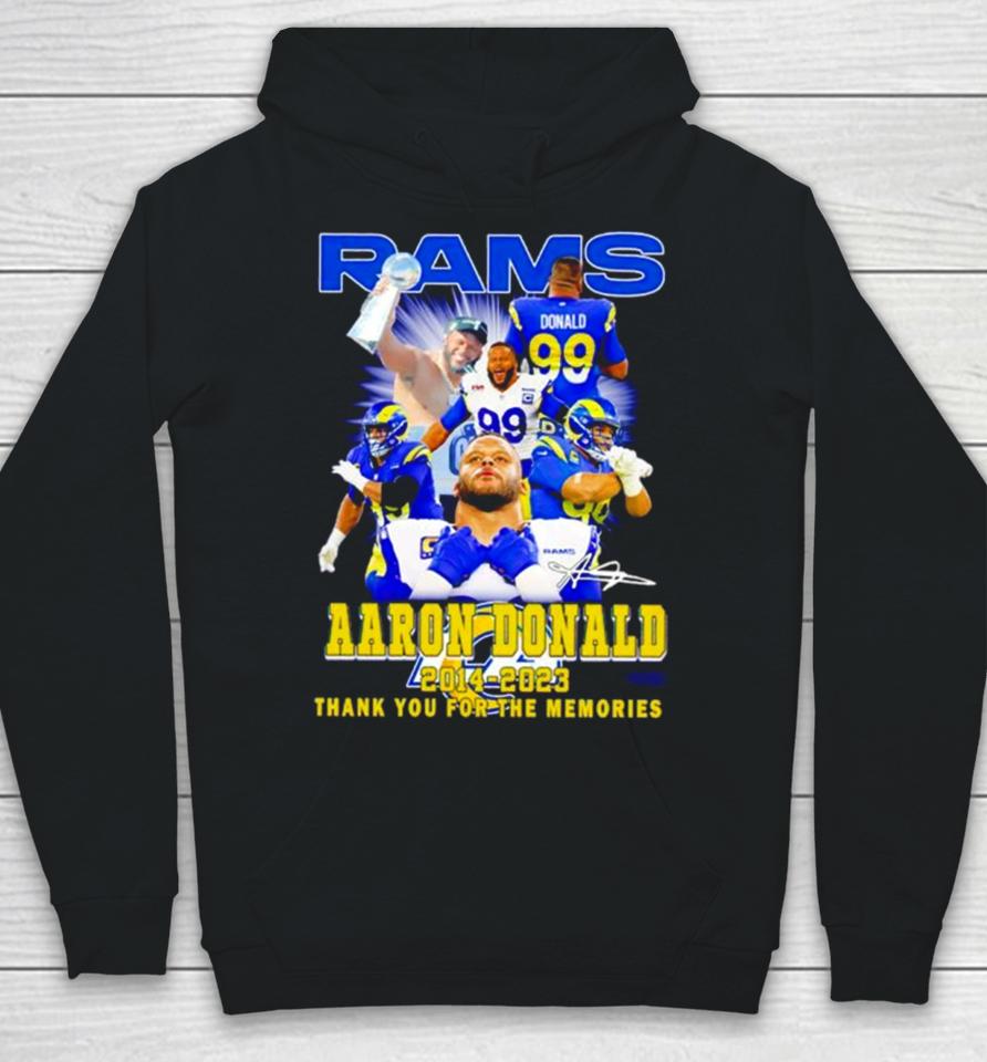Rams Aaron Donald 2014 2023 Thank You For The Memories Hoodie