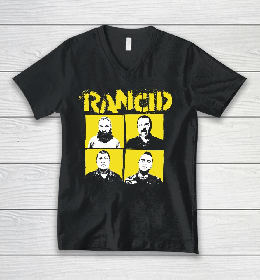 Rancid Tomorrow Never Comes Unisex V-Neck T-Shirt