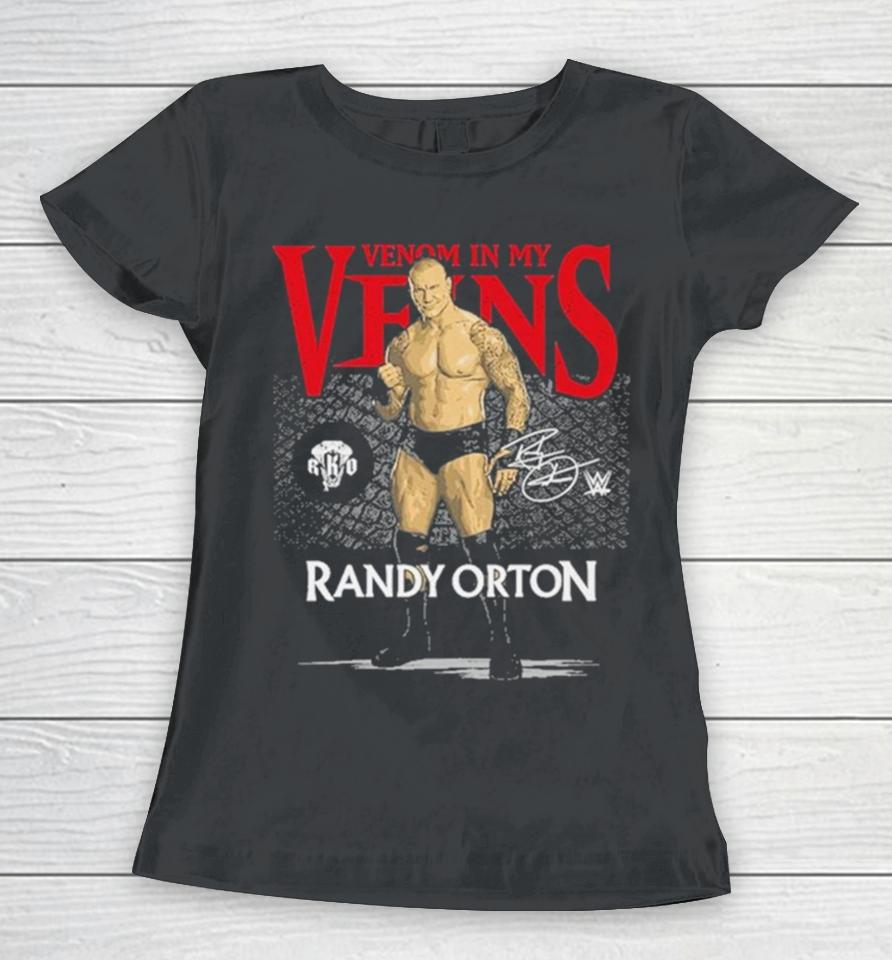 Randy Orton Venom In My Veins Signature 2024 Women T-Shirt