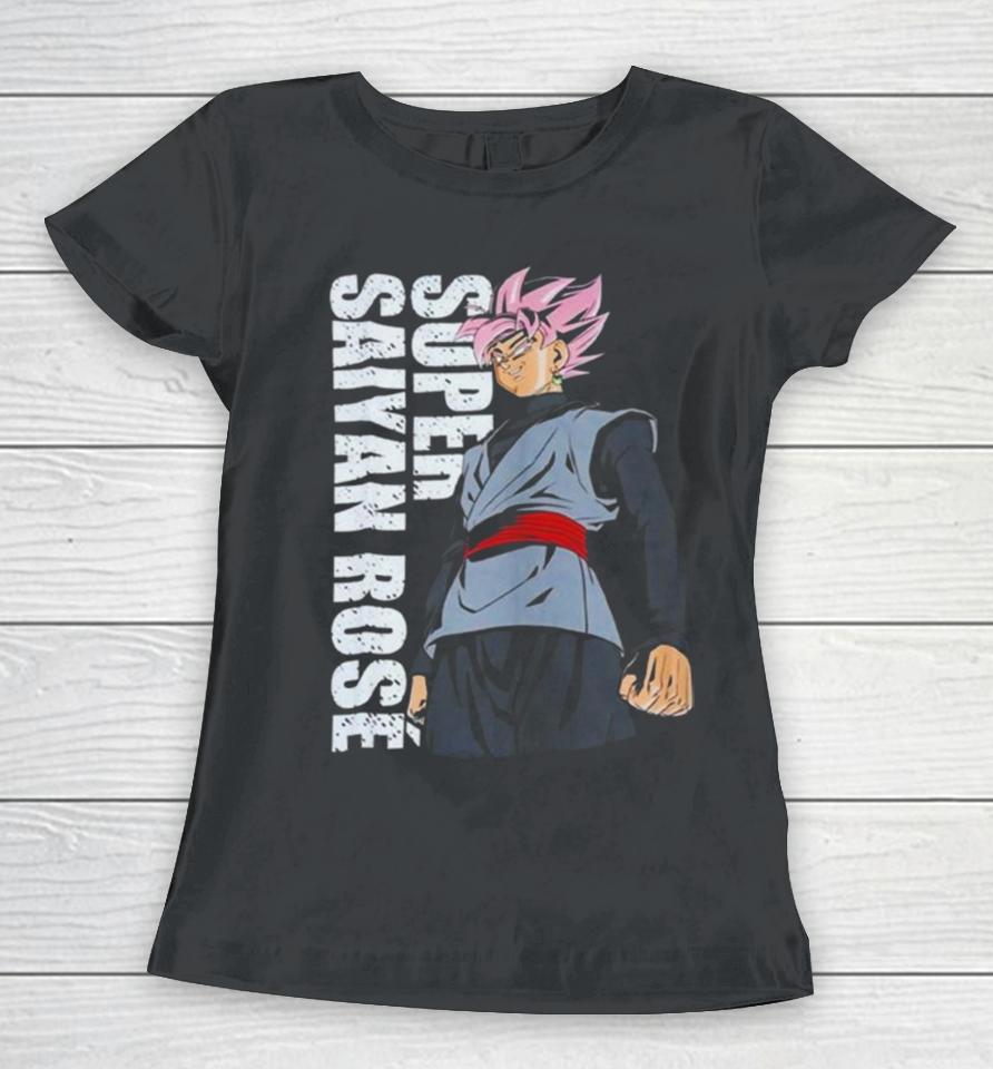 Rare Dragon Ball Super Saiyan Rose Goku Women T-Shirt