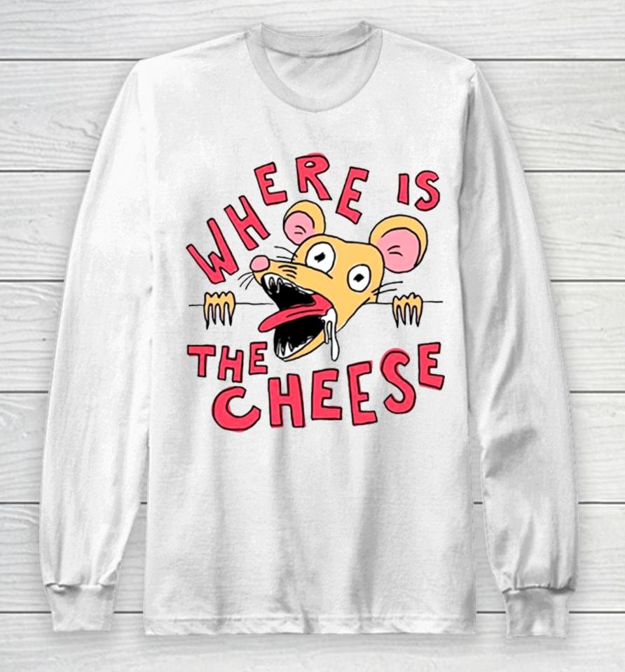 Rat Where Is The Cheese Long Sleeve T-Shirt
