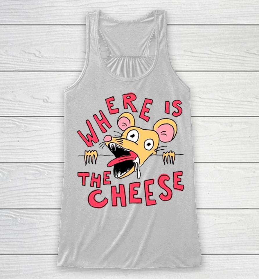 Rat Where Is The Cheese Racerback Tank