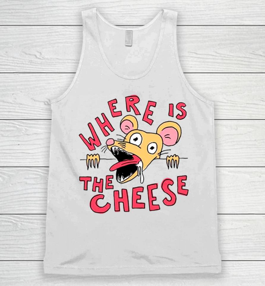Rat Where Is The Cheese Unisex Tank Top
