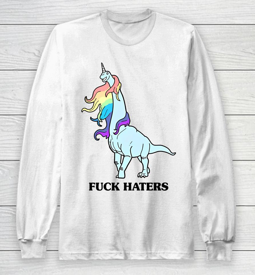 Raven Amos Fuck Haters Long Sleeve T-Shirt