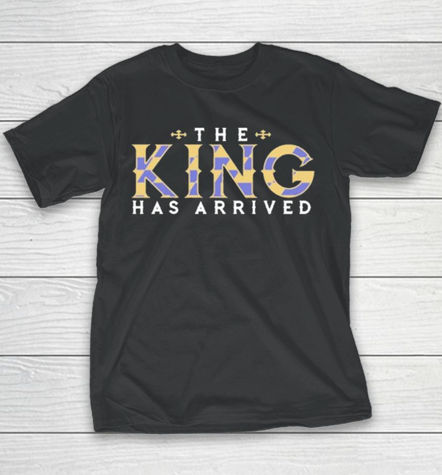 Ravens The King Has Arrived Youth T-Shirt