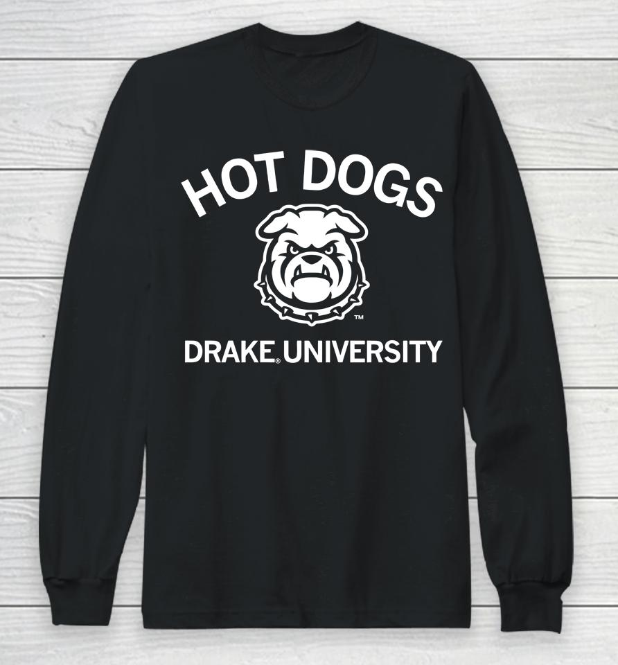 Raygun Hot Dogs Drake University Long Sleeve T-Shirt