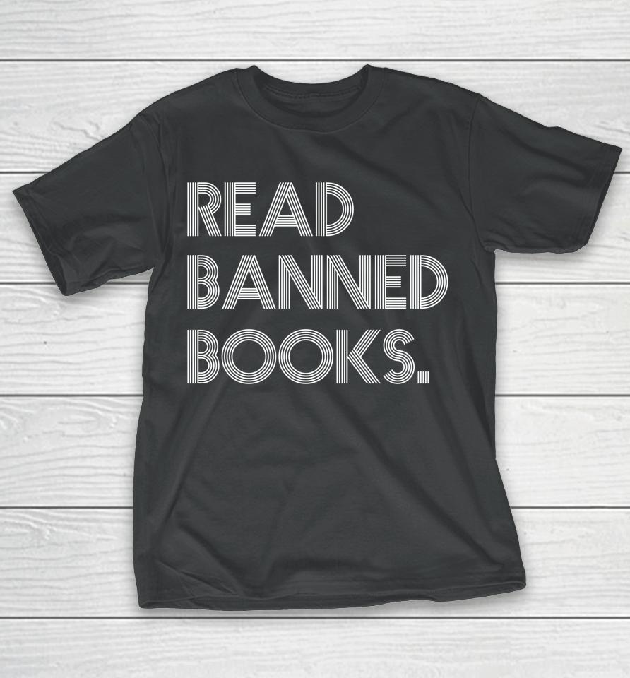 Read Banned Books Librarians Banned Books Week Retro Vintage T-Shirt