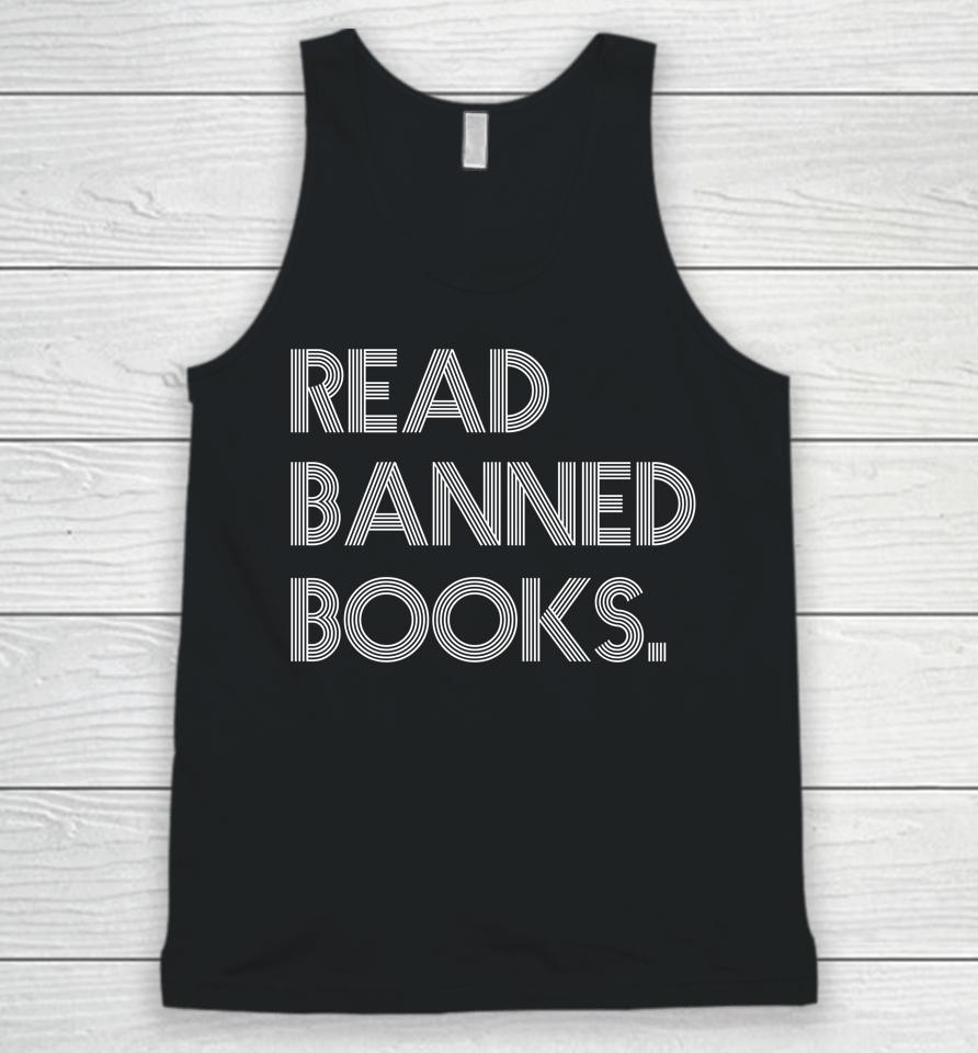 Read Banned Books Librarians Banned Books Week Retro Vintage Unisex Tank Top