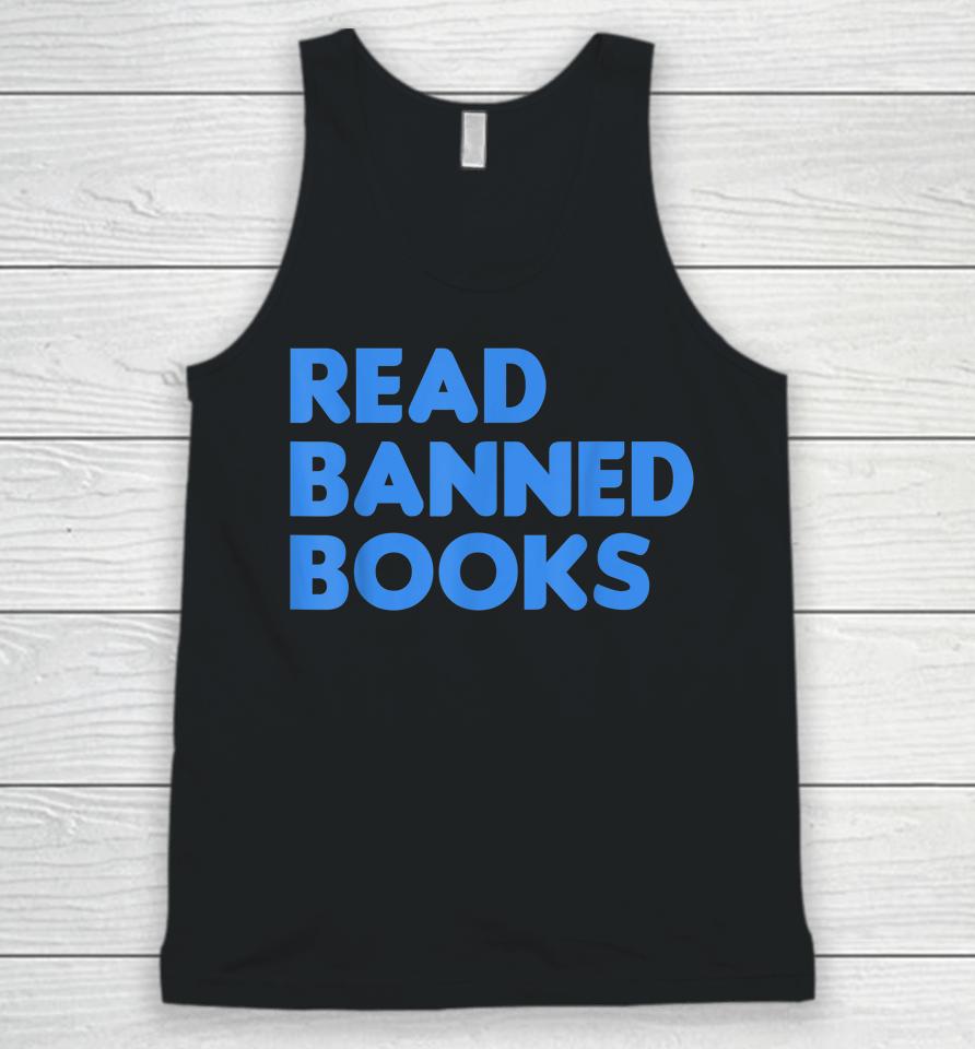 Read Banned Books School Libraries Banned Books Support Unisex Tank Top