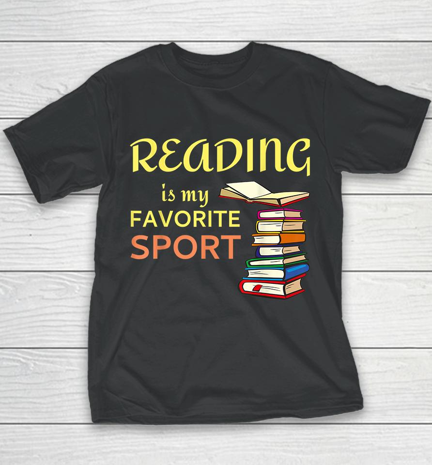 Reading Is My Favorite Sport Youth T-Shirt