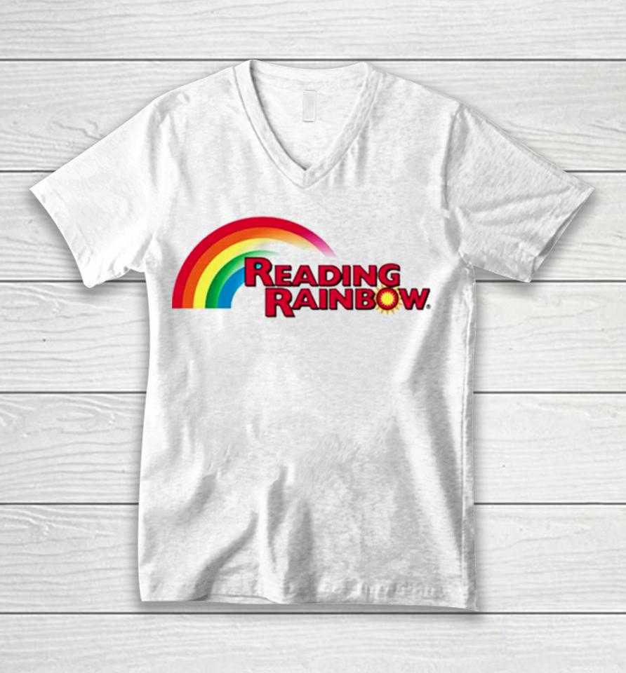 Reading Rainbow Levar Burton Unisex V-Neck T-Shirt