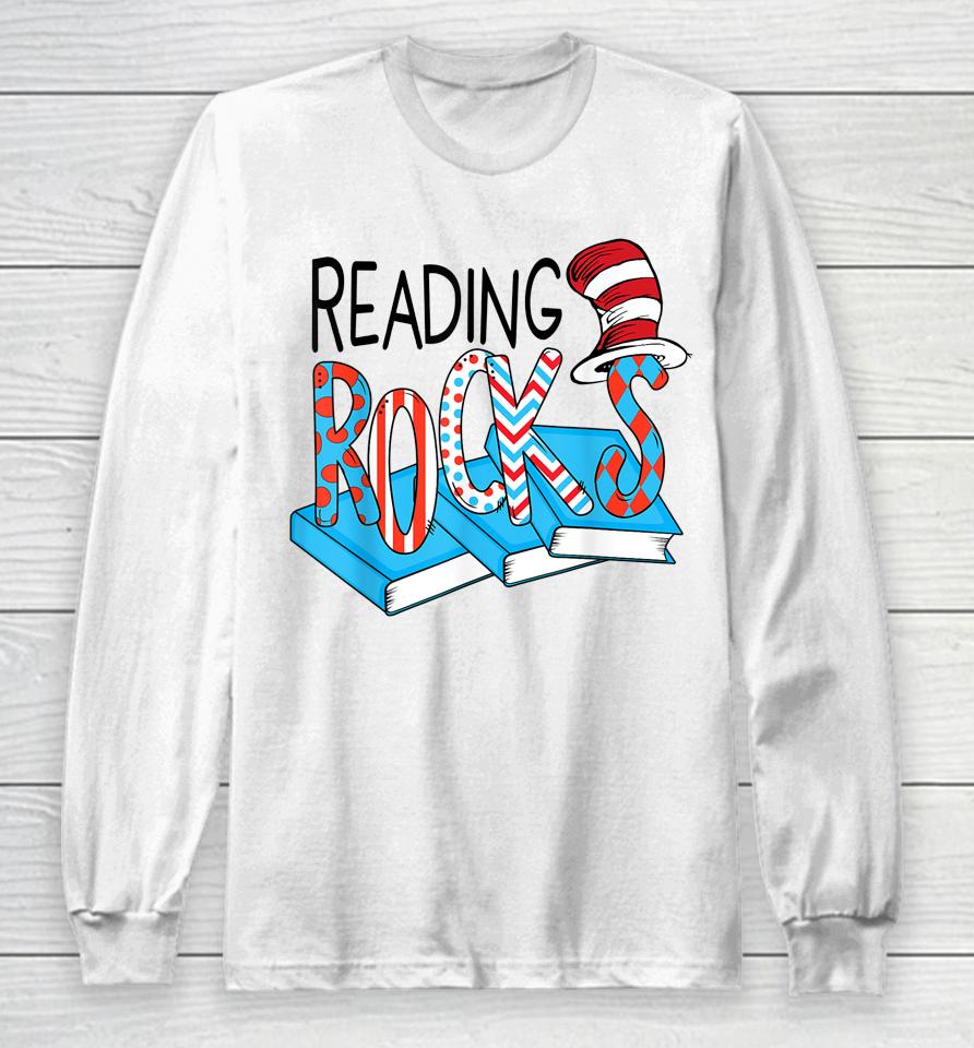 Reading Rocks Book Long Sleeve T-Shirt