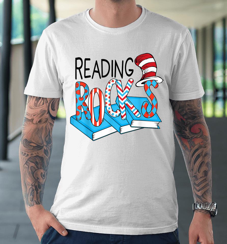 Reading Rocks Book Premium T-Shirt