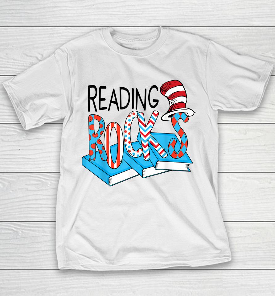 Reading Rocks Book Youth T-Shirt