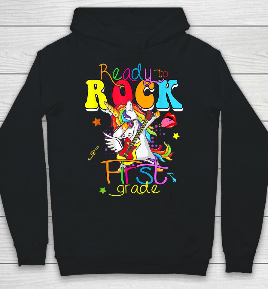 Ready To Rock First Grade Back To School Hoodie