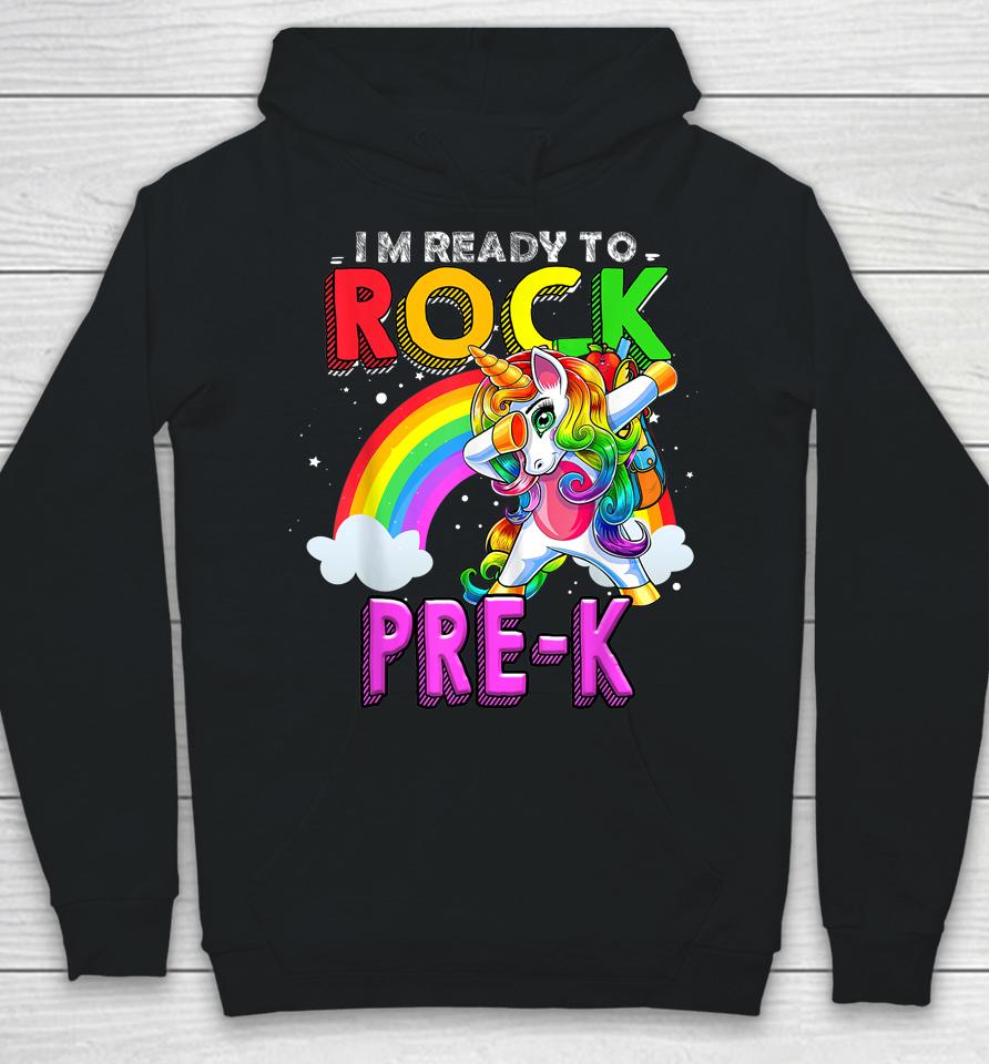 Ready To Rock Pre-K Unicorn Back To School Hoodie