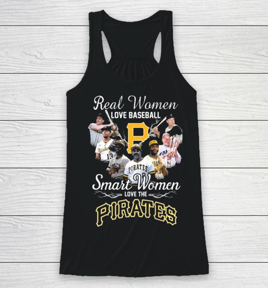 Real Women Love Baseball Smart Women Love The Pittsburgh Pirates Players 2023 Racerback Tank