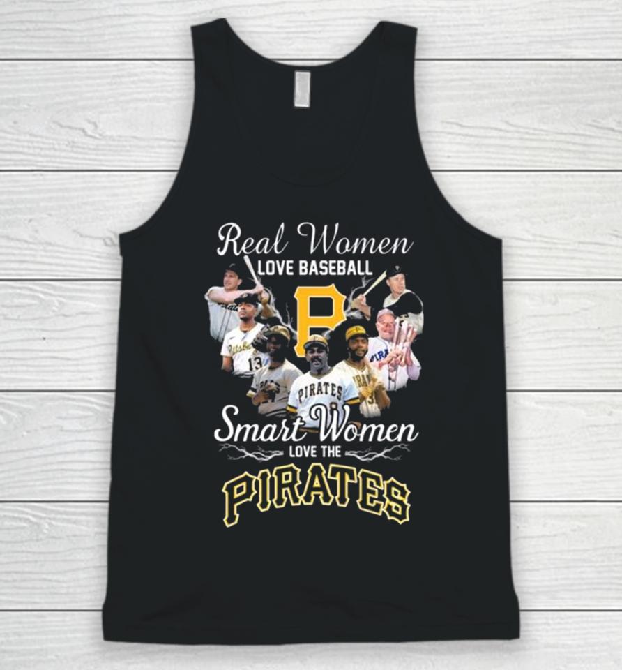 Real Women Love Baseball Smart Women Love The Pittsburgh Pirates Players 2023 Unisex Tank Top
