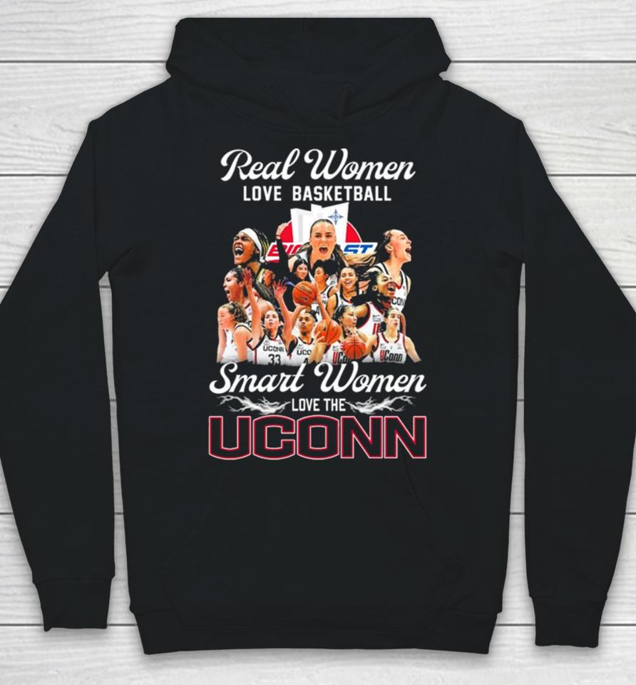 Real Women Love Basketball Smart Women Love The Uconn Women’s Basketball March Madness Hoodie