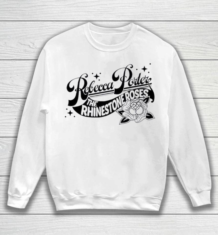 Rebecca Porter The Rhinestone Roses Sweatshirt