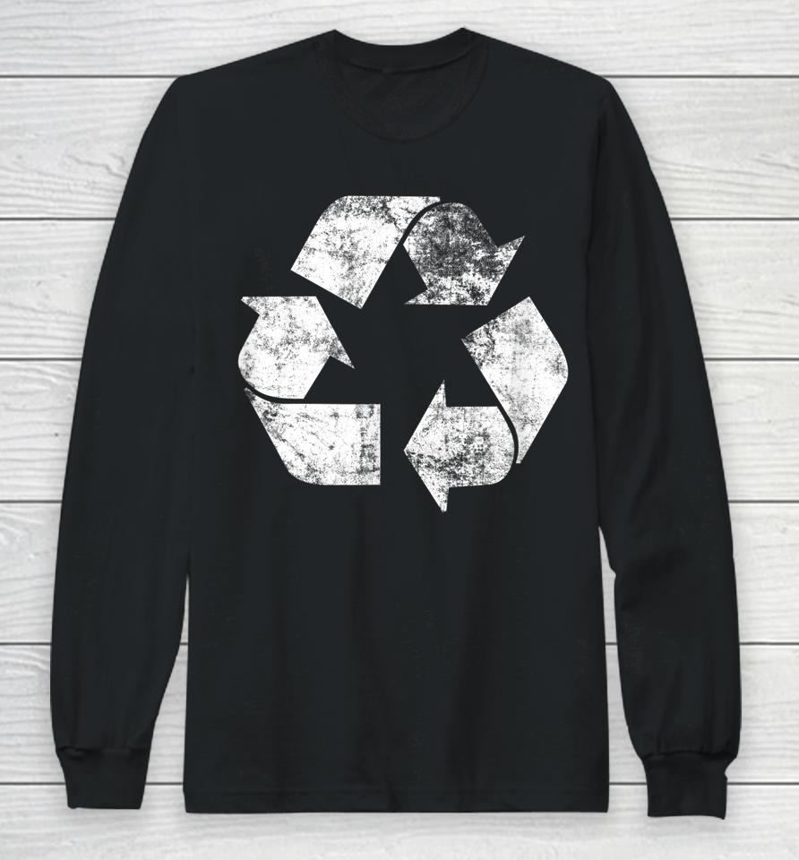 Recycle Logo Earth Day Long Sleeve T-Shirt