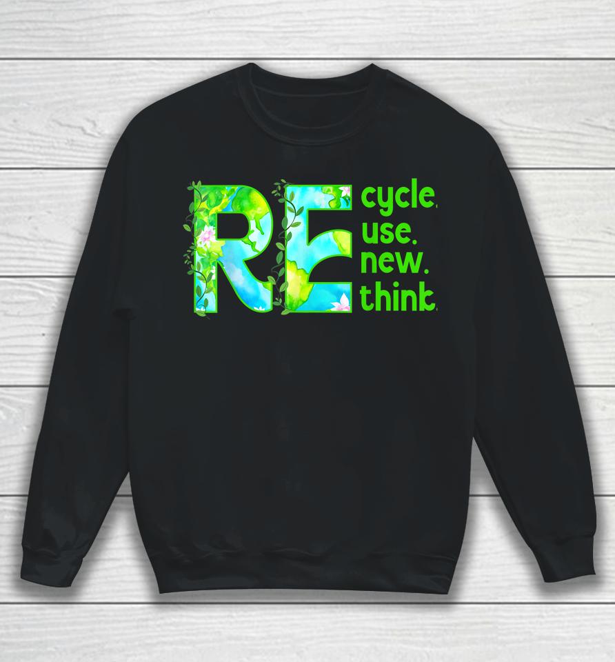Recycle Outfit For Earth Day 2023 Reuse Sweatshirt