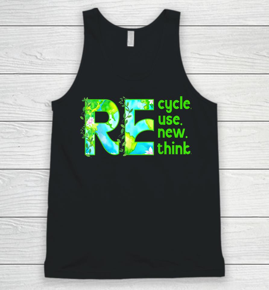 Recycle Outfit For Earth Day 2023 Reuse Unisex Tank Top