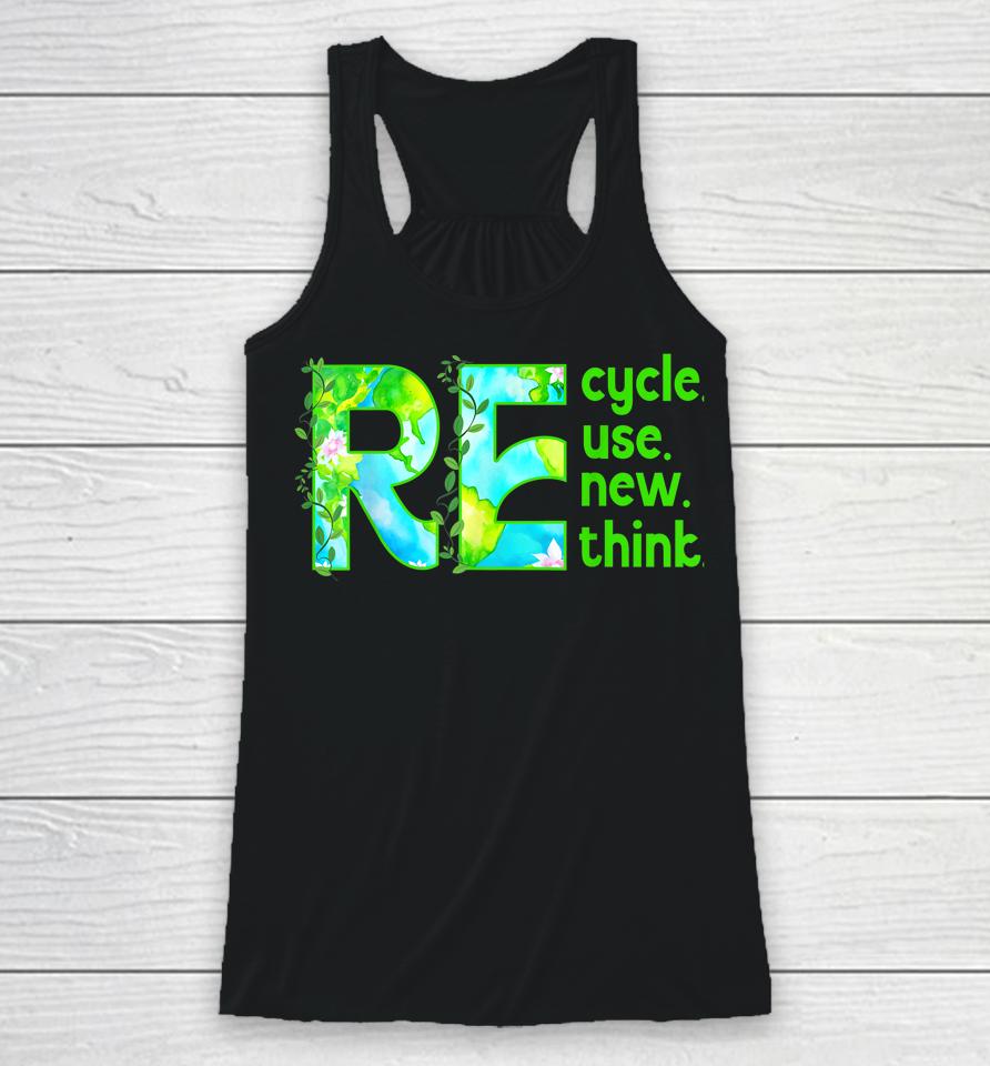Recycle Outfit For Earth Day 2023 Reuse Racerback Tank