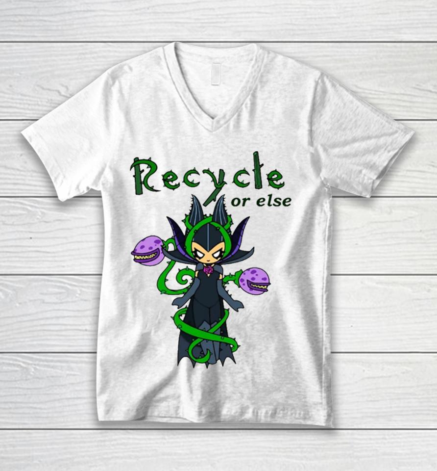 Recycling Queen Sam Danny Phantom Unisex V-Neck T-Shirt