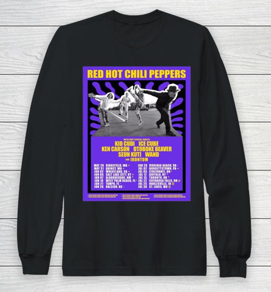 Red Hot Chili Peppers Unlimited Love 2024 Tour Long Sleeve T-Shirt