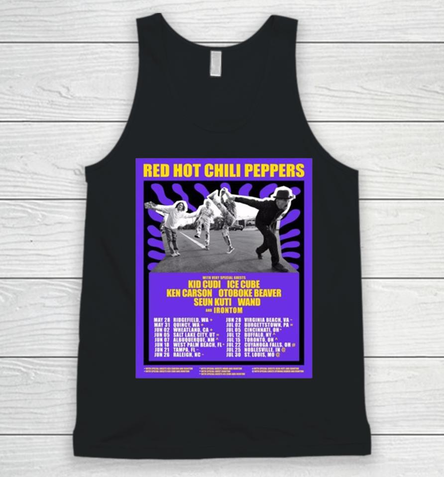 Red Hot Chili Peppers Unlimited Love 2024 Tour Unisex Tank Top
