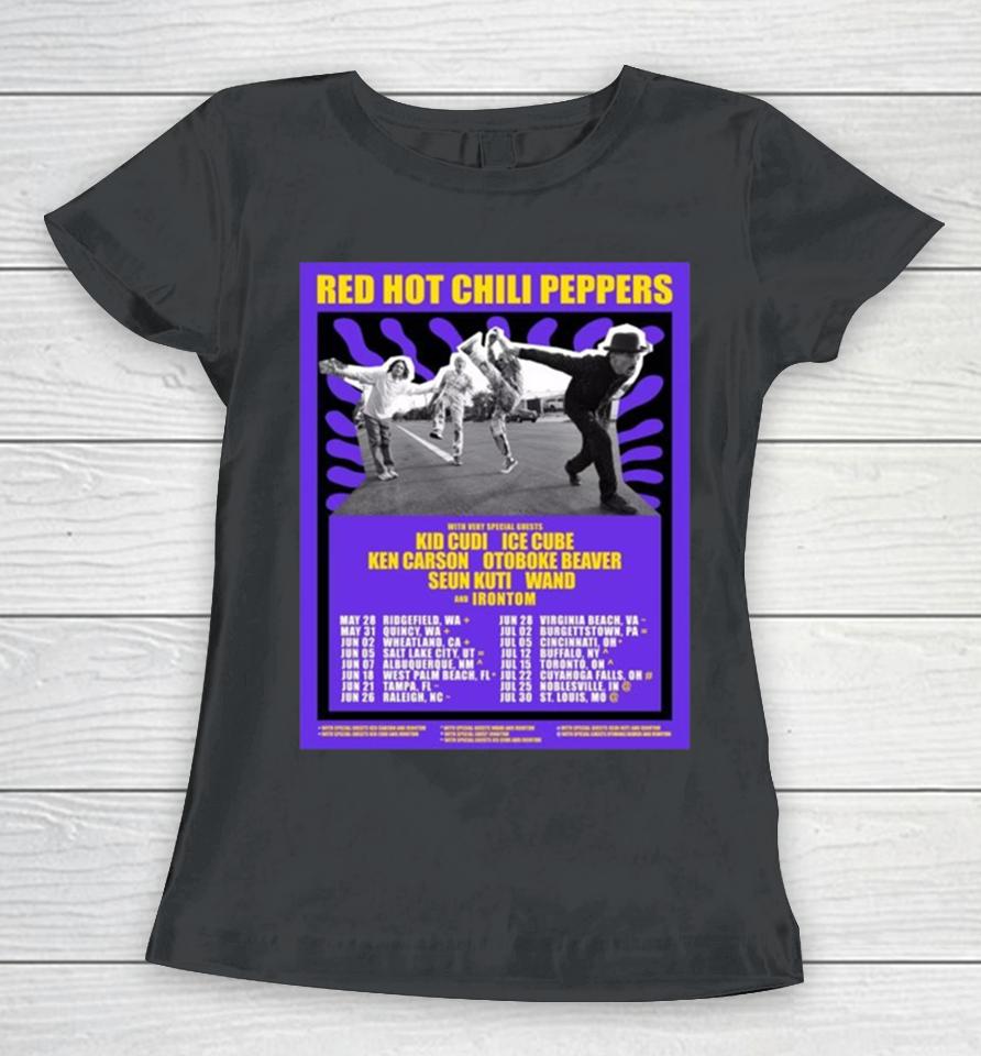 Red Hot Chili Peppers Unlimited Love 2024 Tour Women T-Shirt
