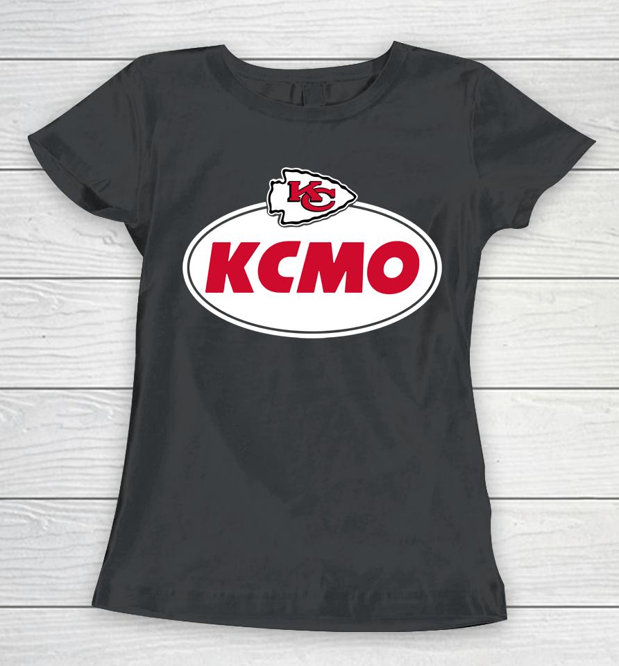 Red Kansas City Chiefs Hometown Collection Kcmo Women T-Shirt