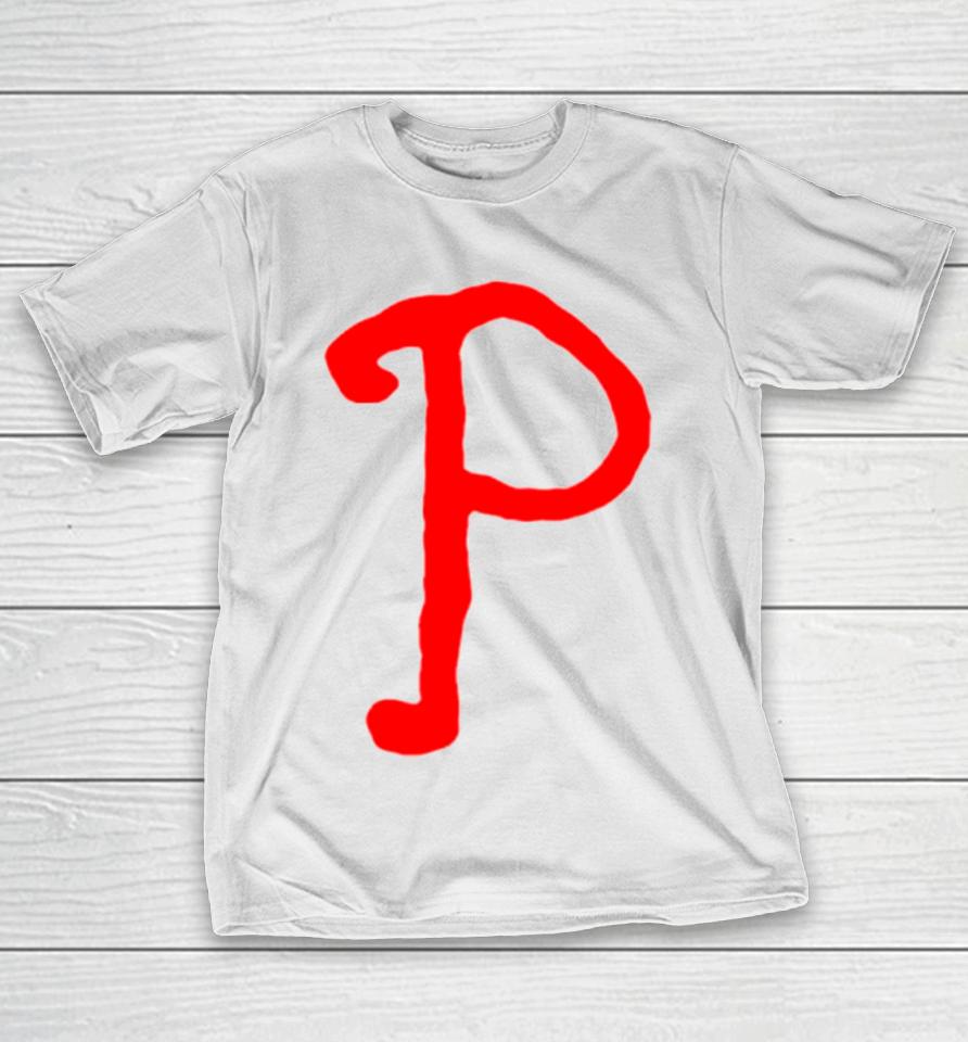 Red October Phillies P Logo T-Shirt