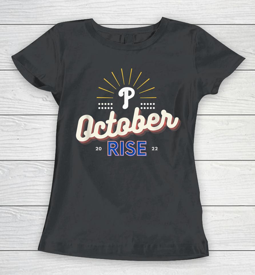Red October Rise Philly Philadelphia Women T-Shirt