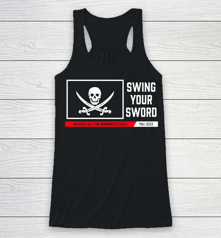 Red Raider Outfitter Tribute Swing Your Sword Black Racerback Tank