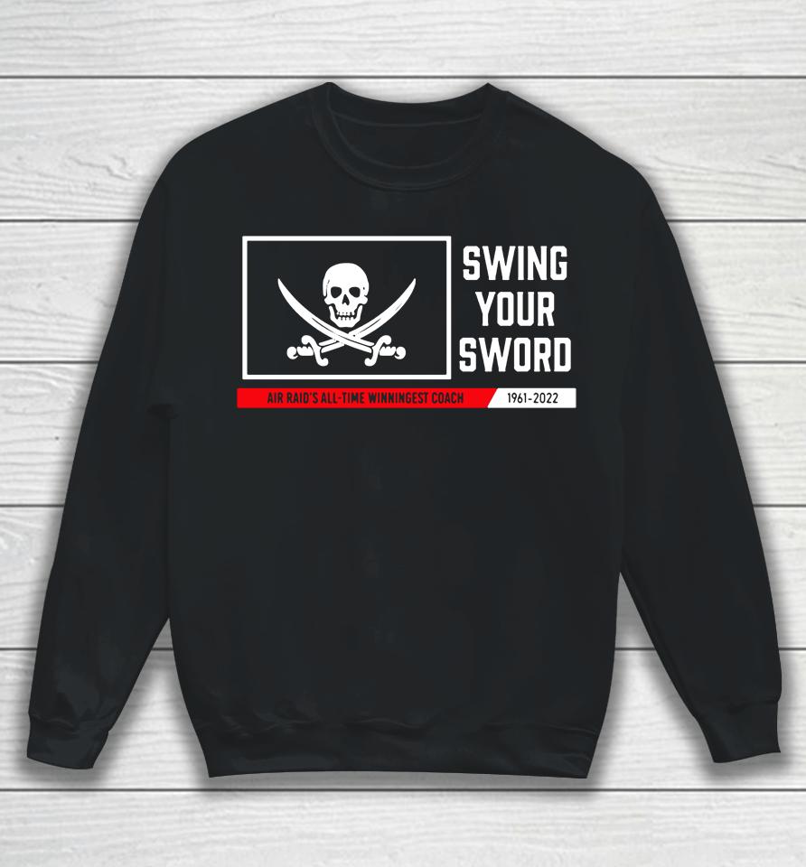 Red Raider Outfitter Tribute Swing Your Sword Black Sweatshirt