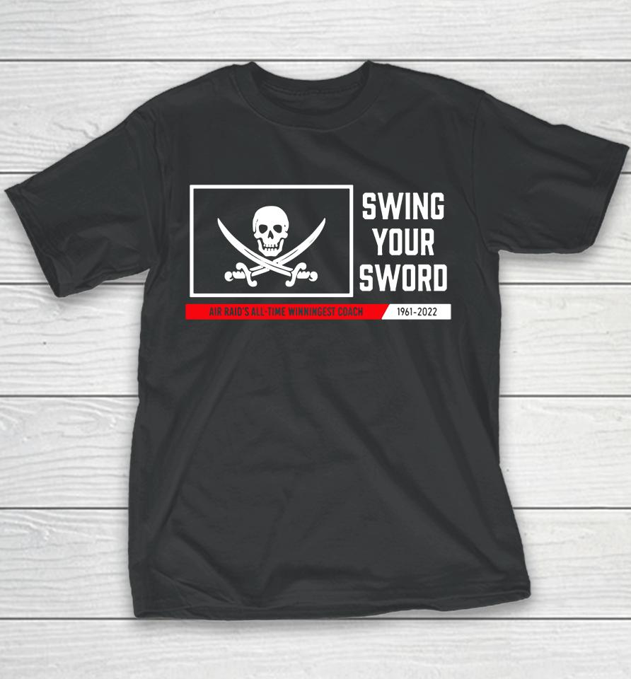 Red Raider Outfitter Tribute Swing Your Sword Black Youth T-Shirt