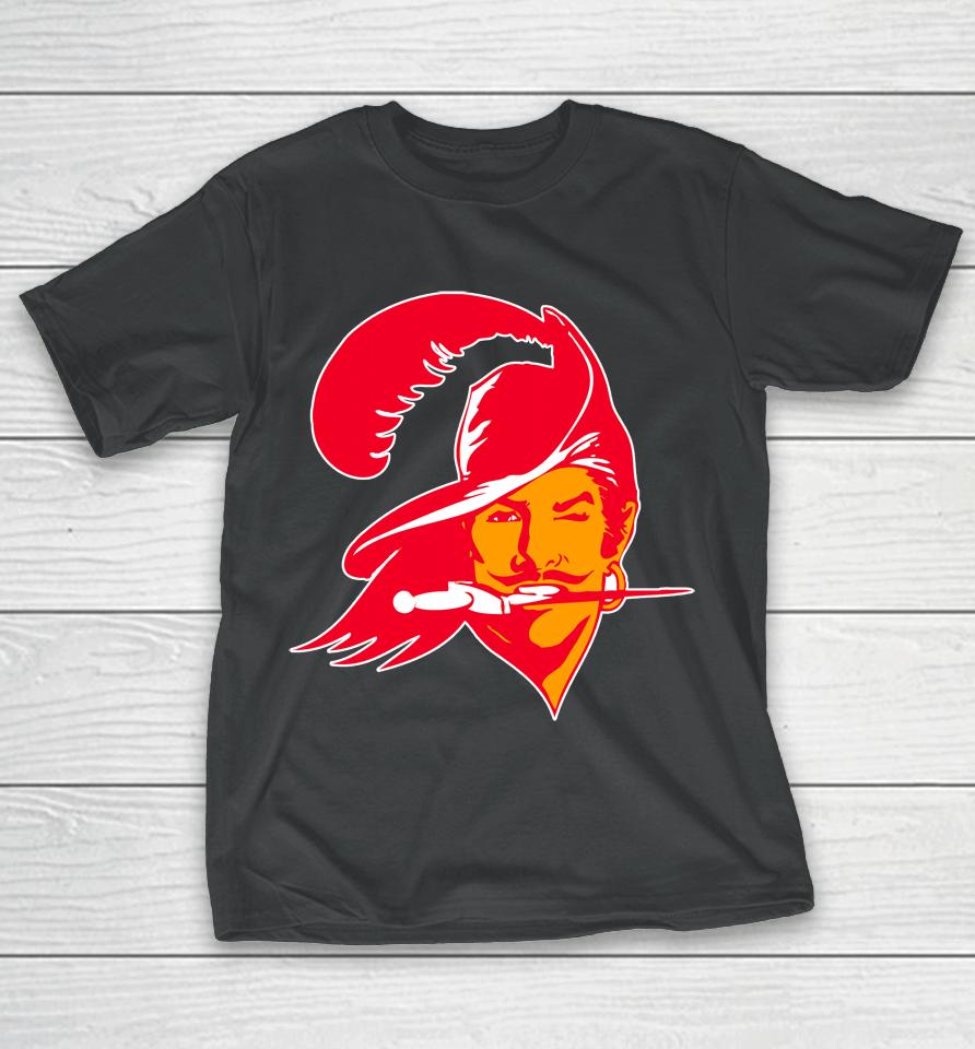 Red Tampa Bay Buccaneers Fashion Logo Tri-Blend T-Shirt