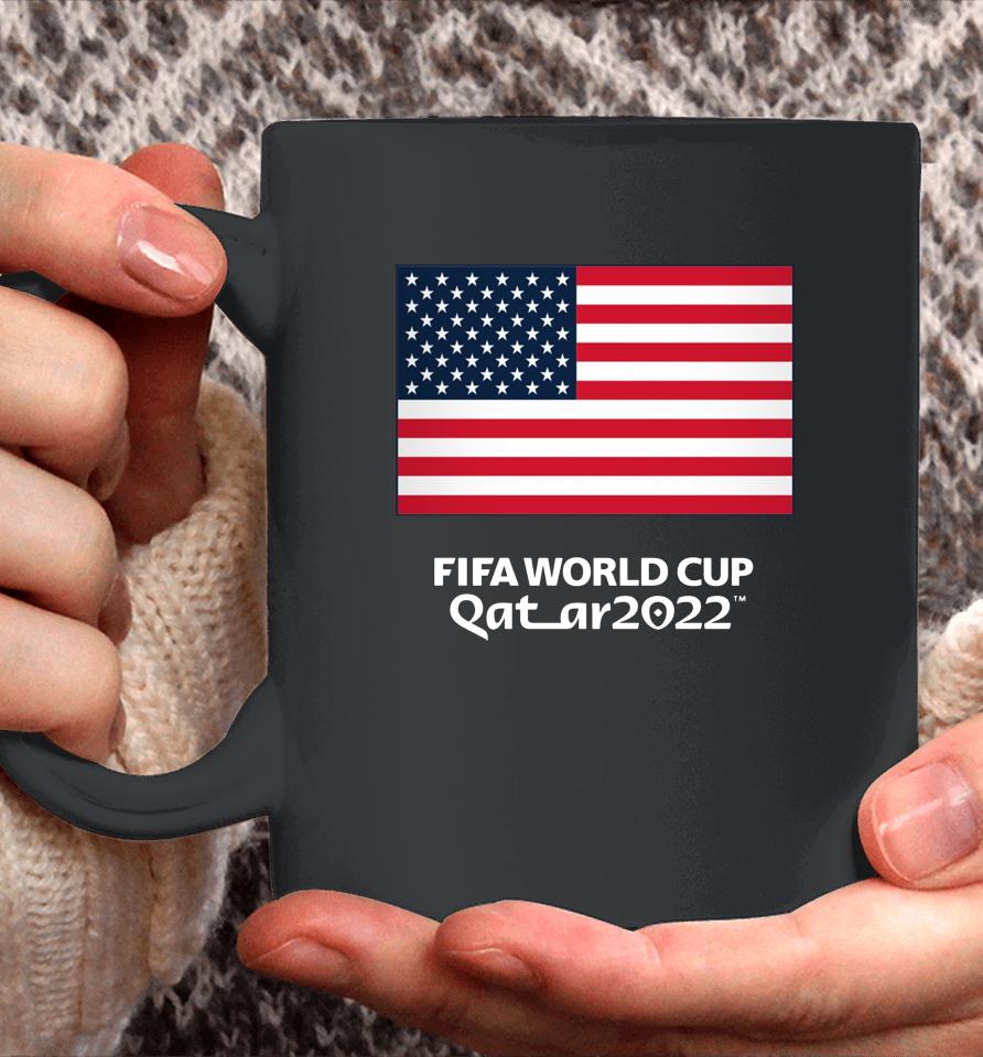 Red Us Soccer Fifa World Cup Qatar 2022 Coffee Mug