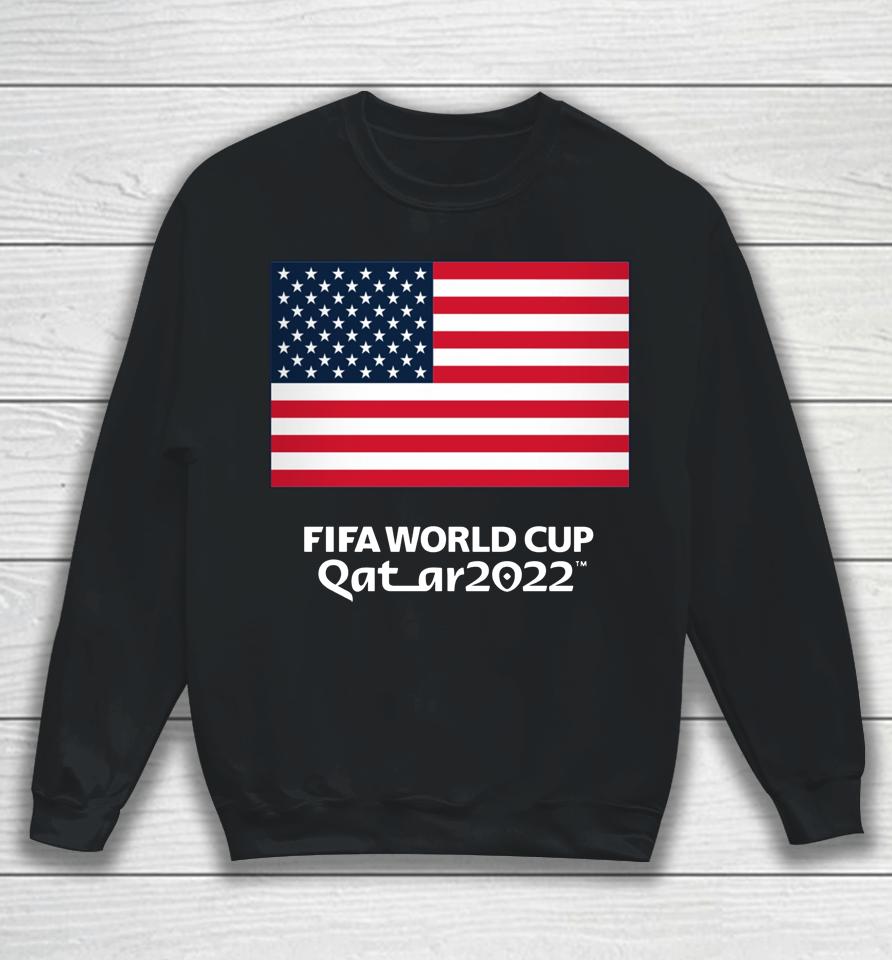 Red Us Soccer Fifa World Cup Qatar 2022 Sweatshirt