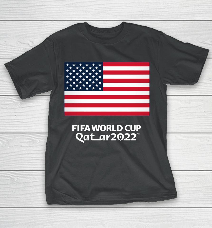 Red Us Soccer Fifa World Cup Qatar 2022 T-Shirt