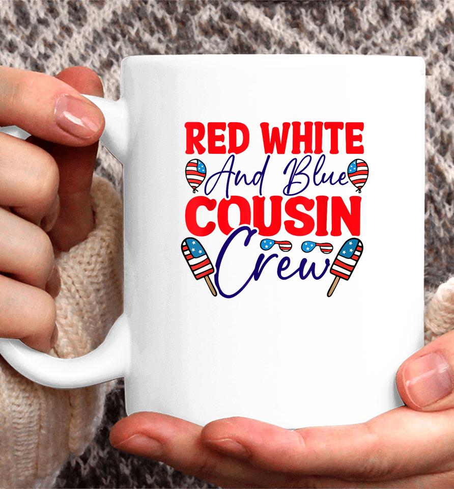 Red White And Blue Cousin Crew Coffee Mug
