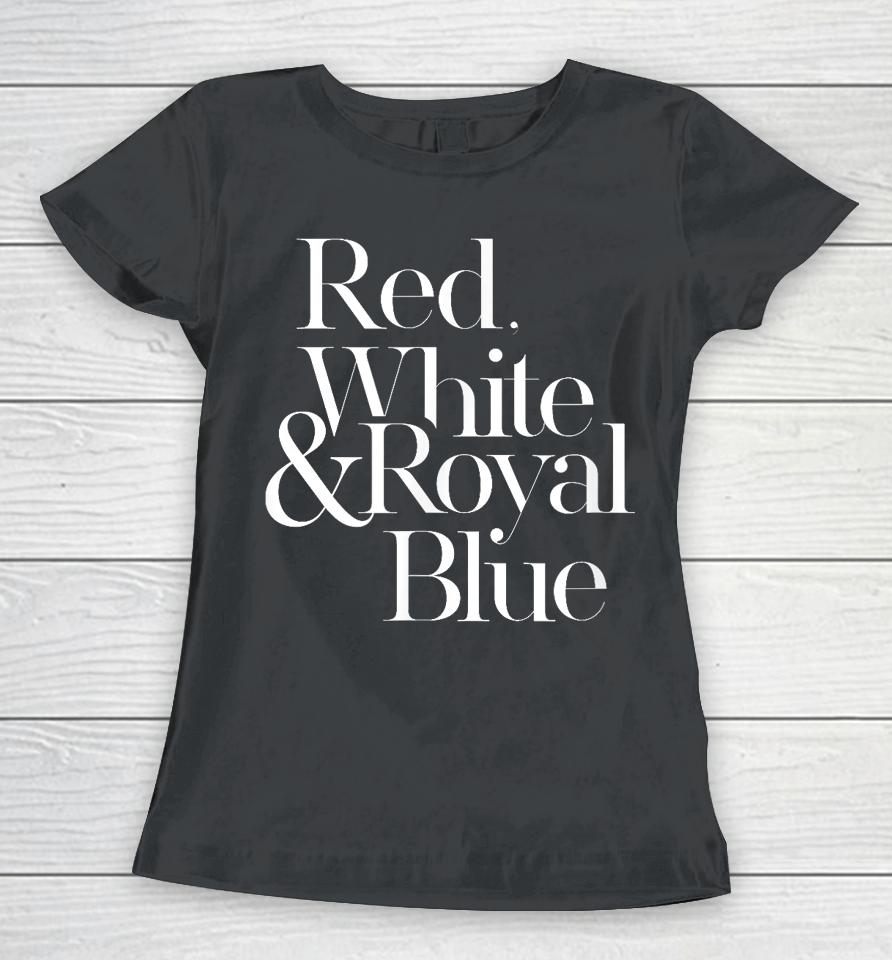 Red, White &Amp; Royal Blue Women T-Shirt