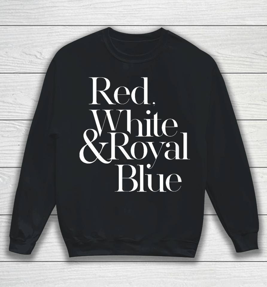 Red, White &Amp; Royal Blue Sweatshirt