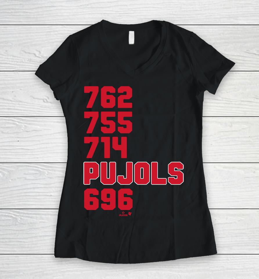 Redbird Rants St Louis Cardinals Fans Need This Albert Pujols Women V-Neck T-Shirt