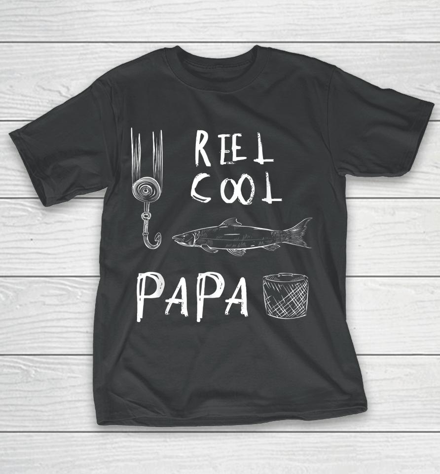 Reel Cool Dad T-Shirt Fishing Daddy Father's Day T-Shirt