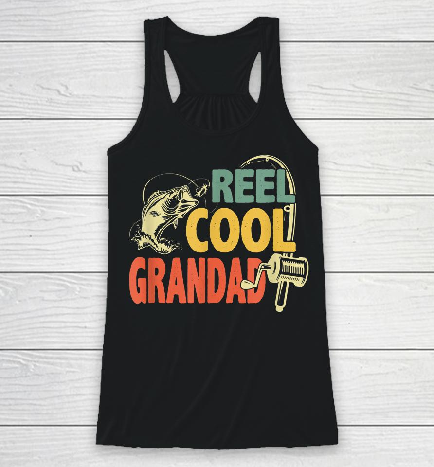 Reel Cool Grandad Fishing Racerback Tank